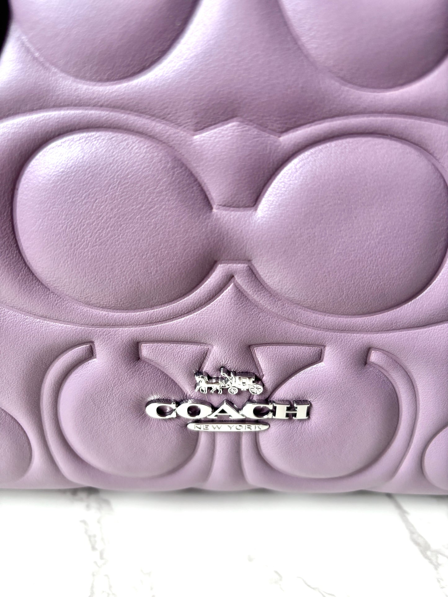 Coach Maggie Tote Small Signature Leather