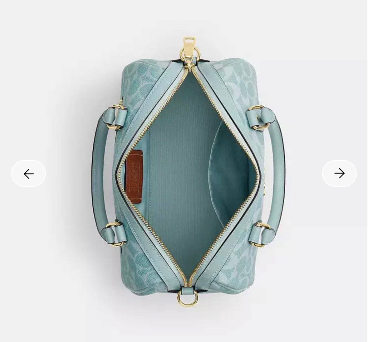 Coach Medium Rowan Satchel in Signature Canvas