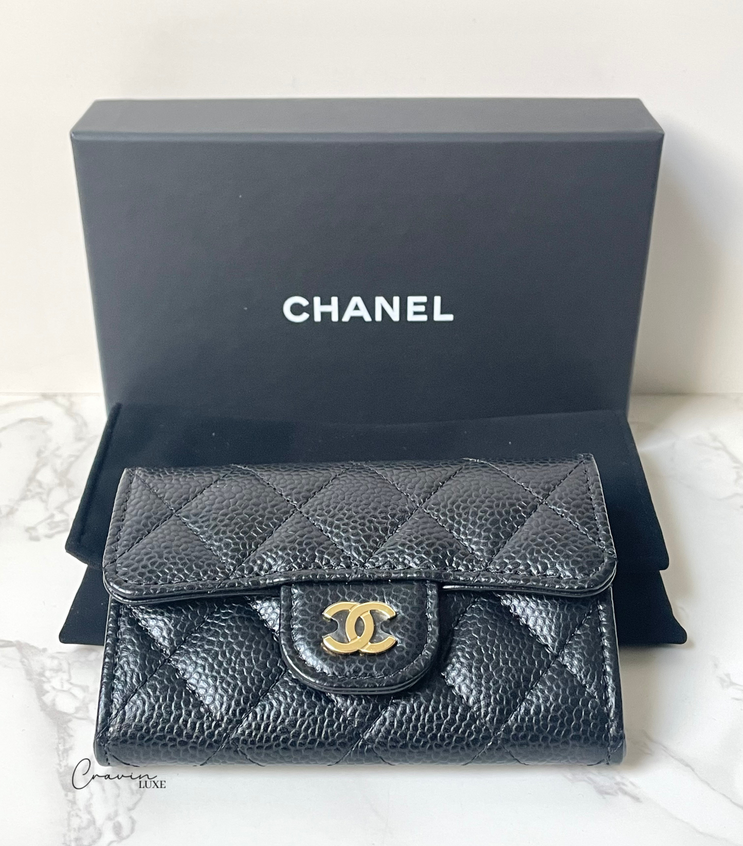 Chanel Classic Flap Caviar Card Holder