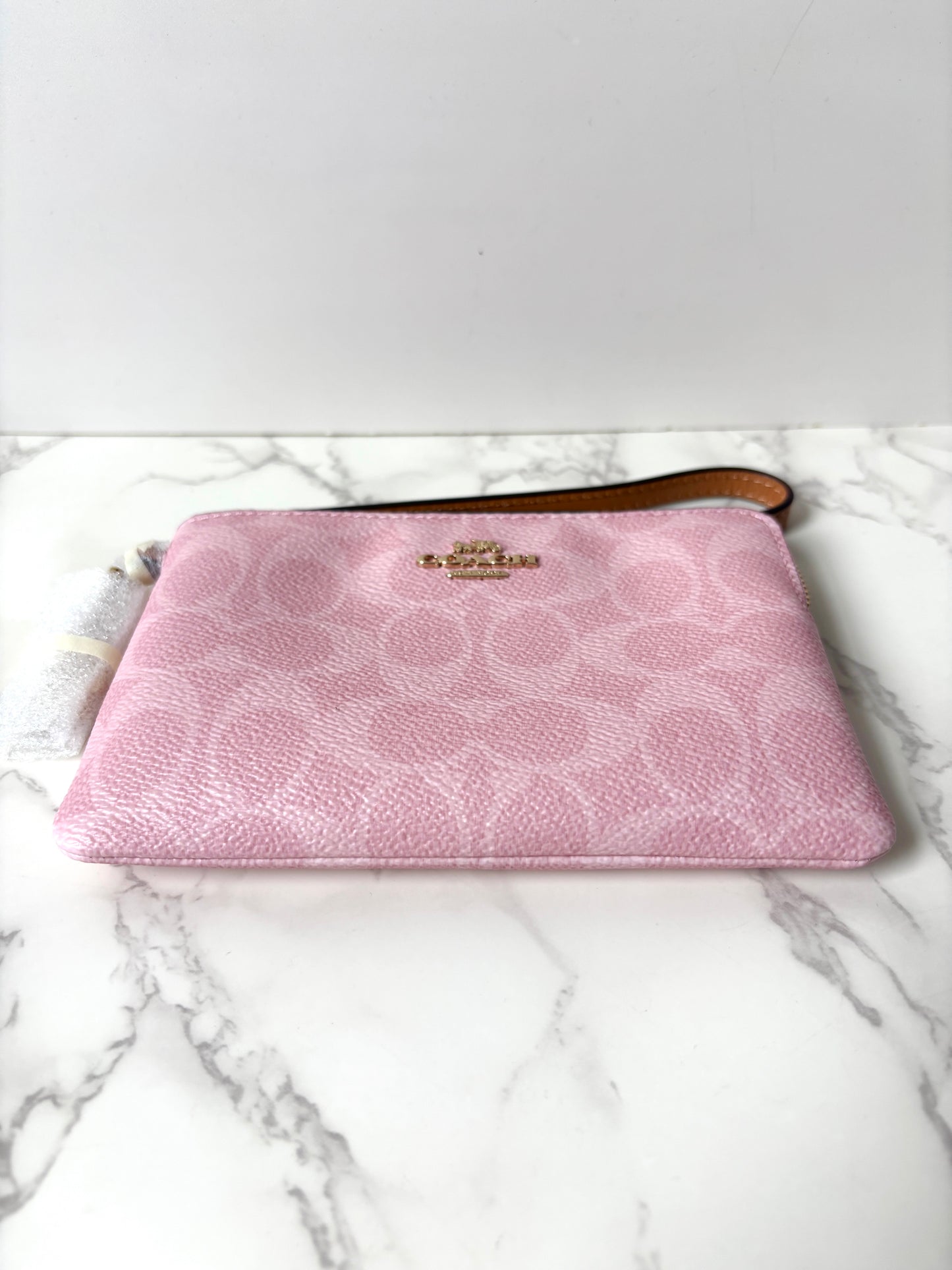 Coach Corner Zip Wristlet