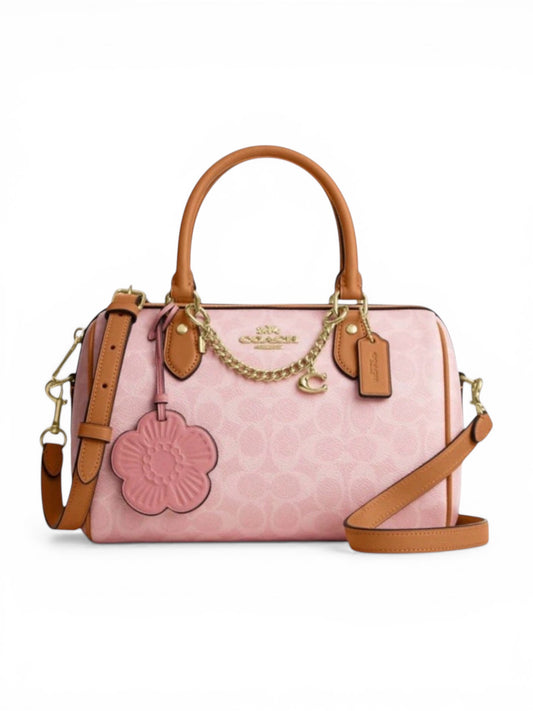 Coach Medium Rowan Satchel in Signature Canvas