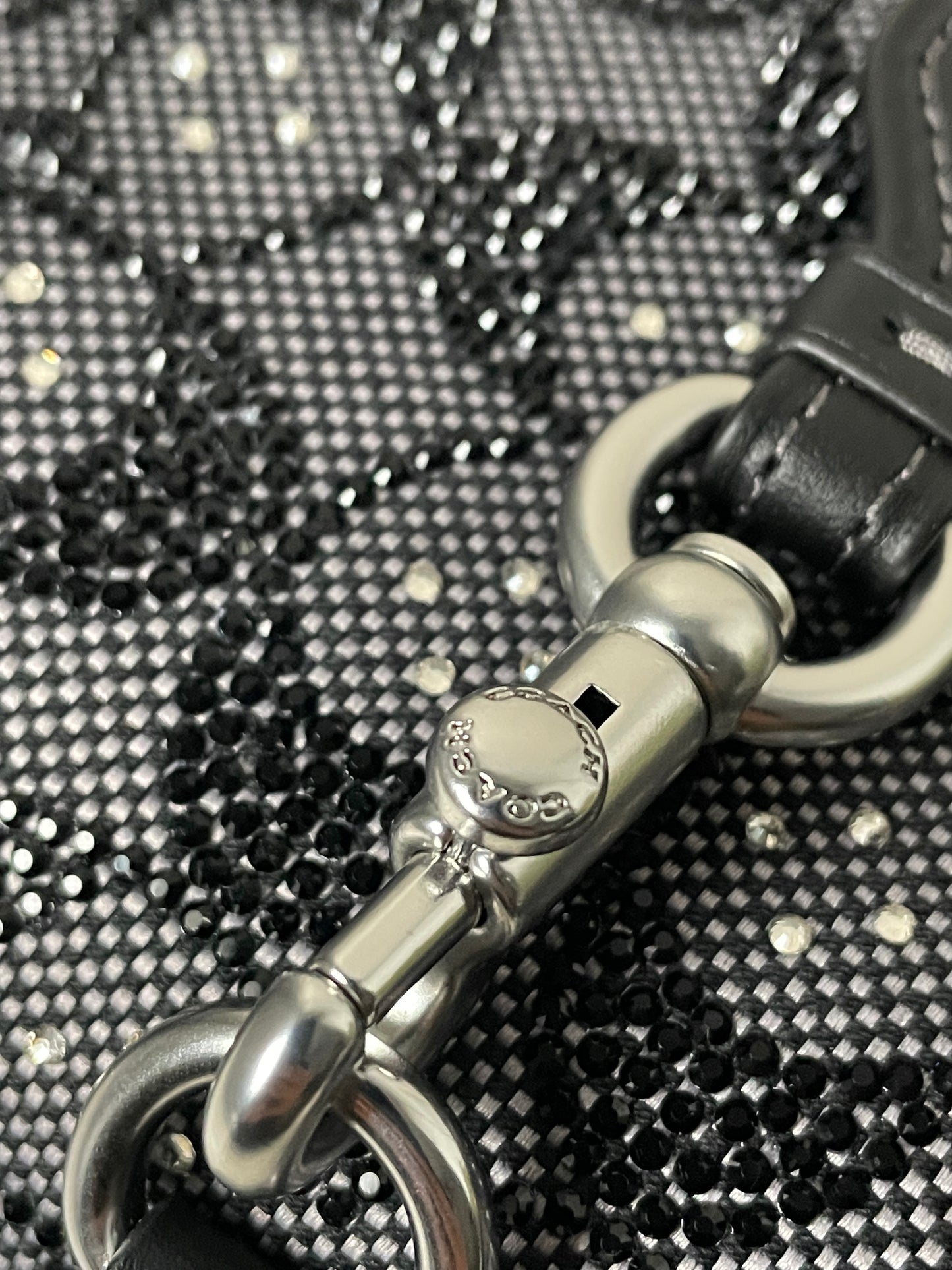 Coach Hamptons Hobo in Crystal Jacquard