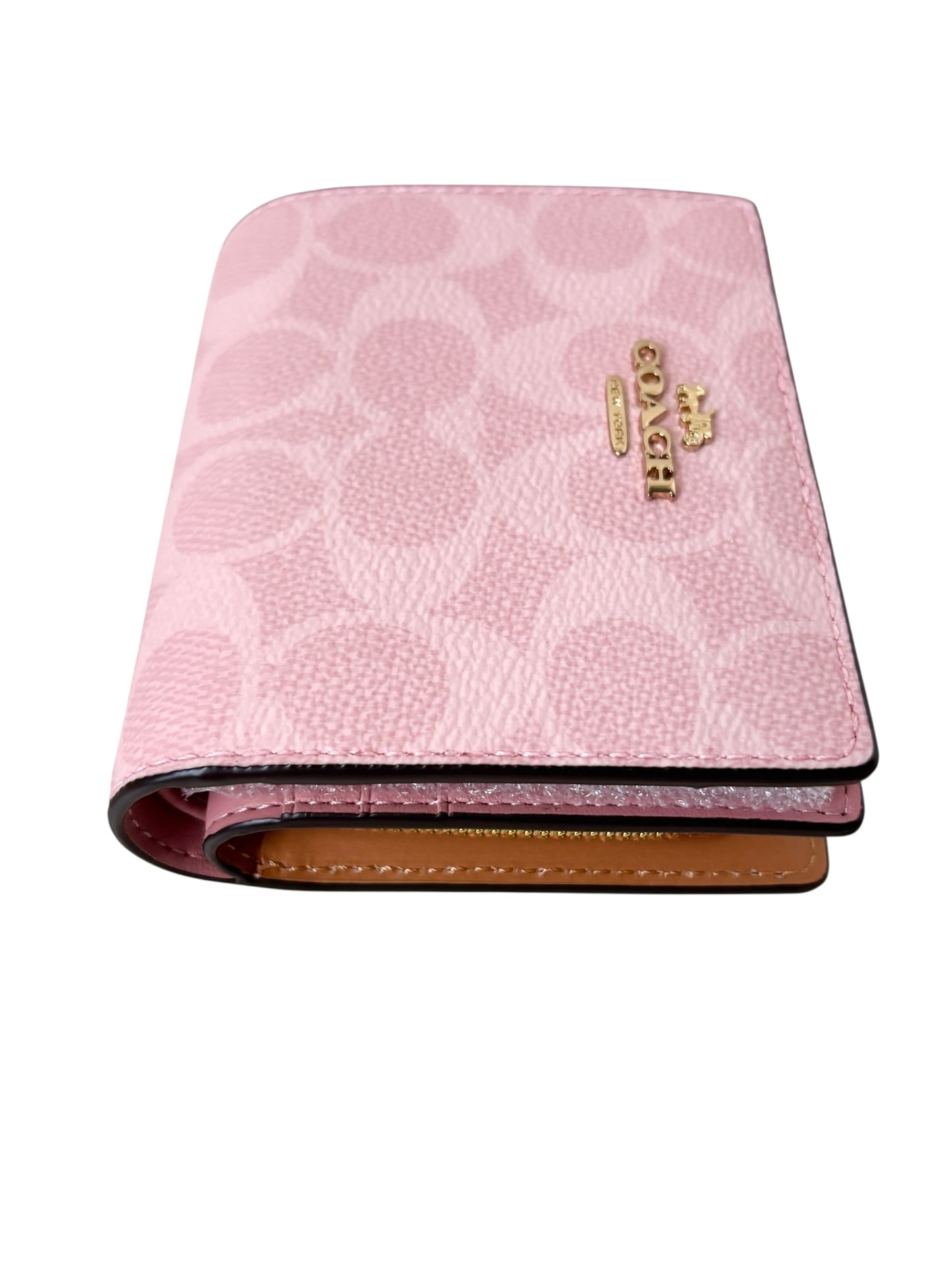 Coach Signature Canvas Snap Wallet