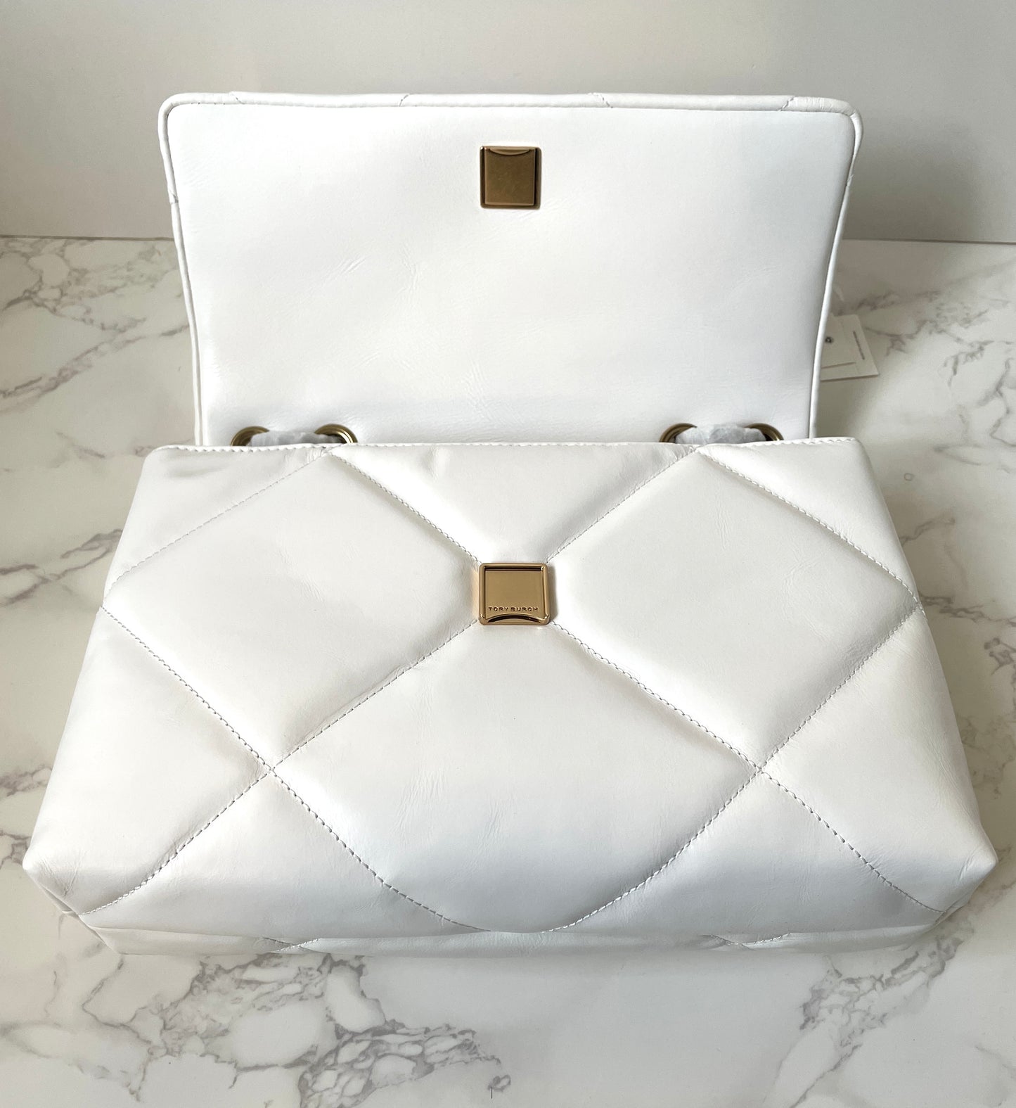 Tory Burch Kira Diamond Large Convertible Shoulder Bag