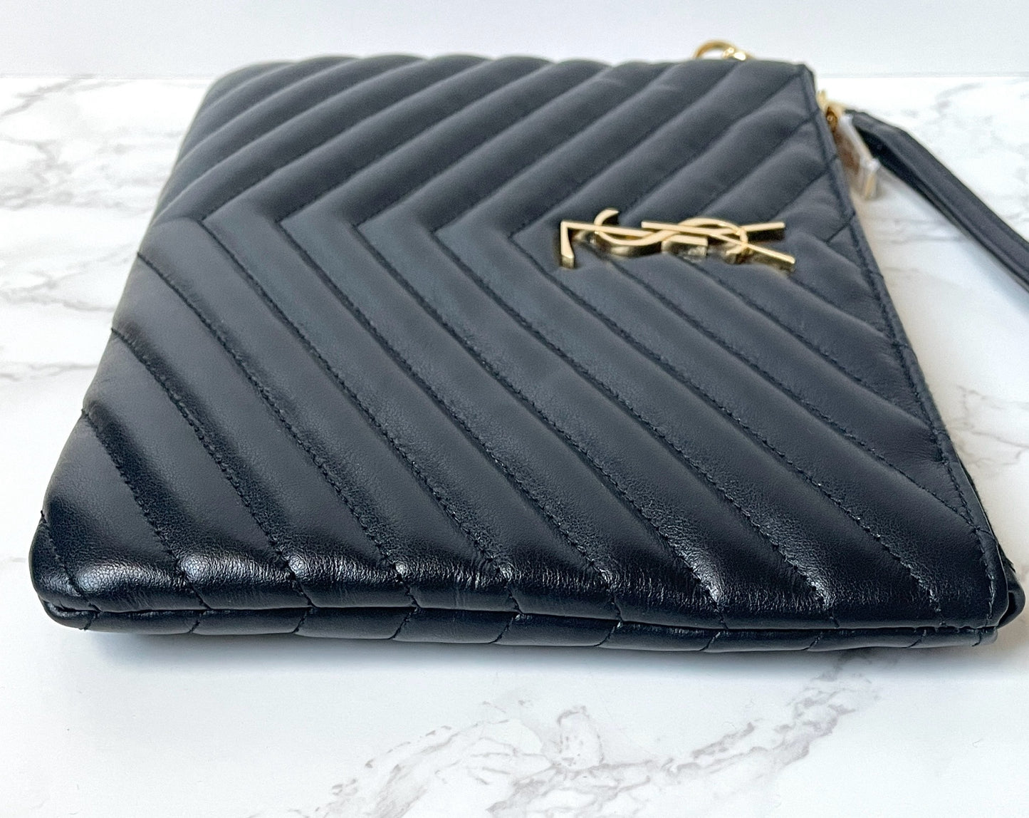 Saint Laurent Matelasse Clutch