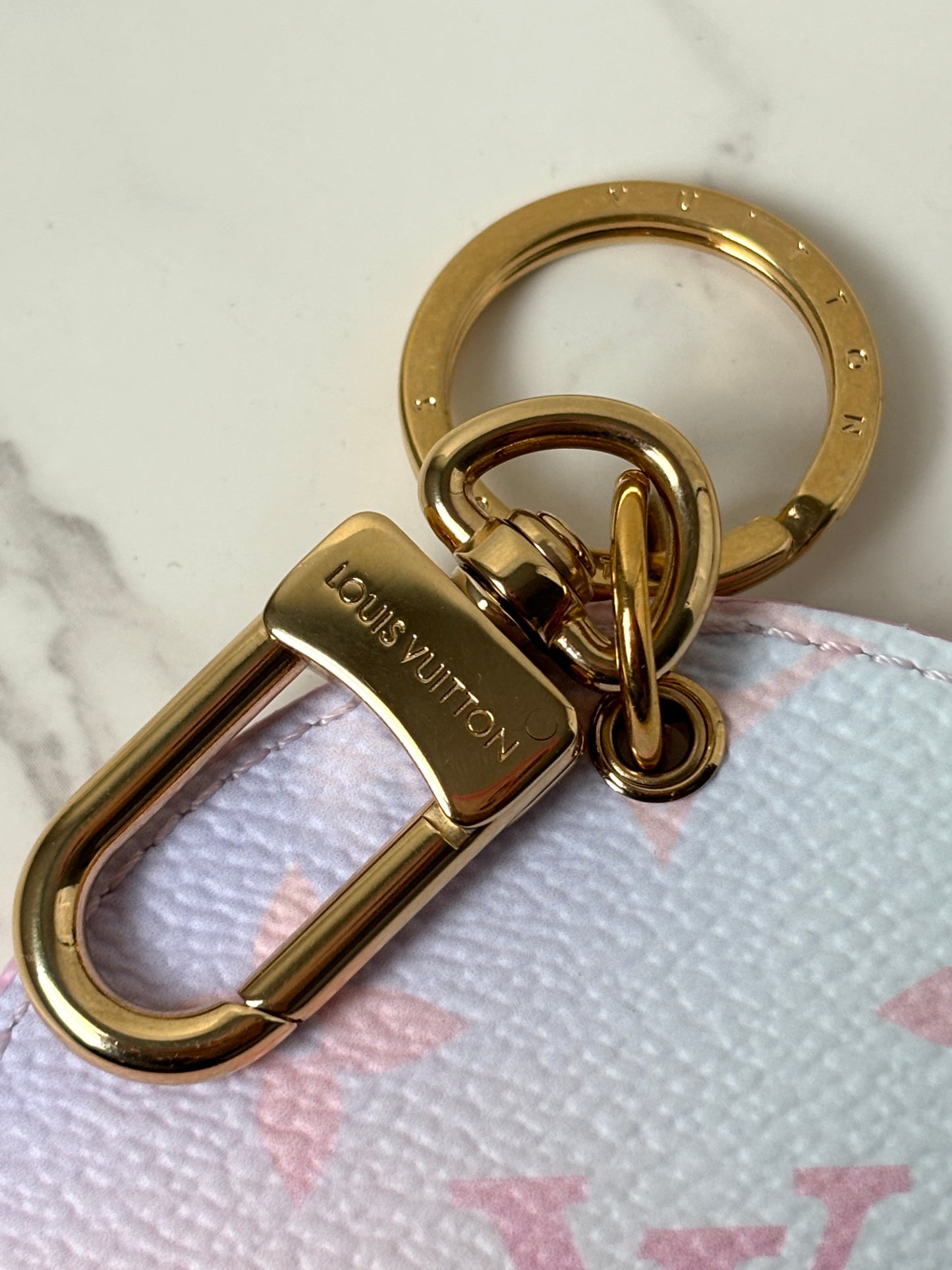 Louis Vuitton Spring in the City Round Keychain Bag Charm