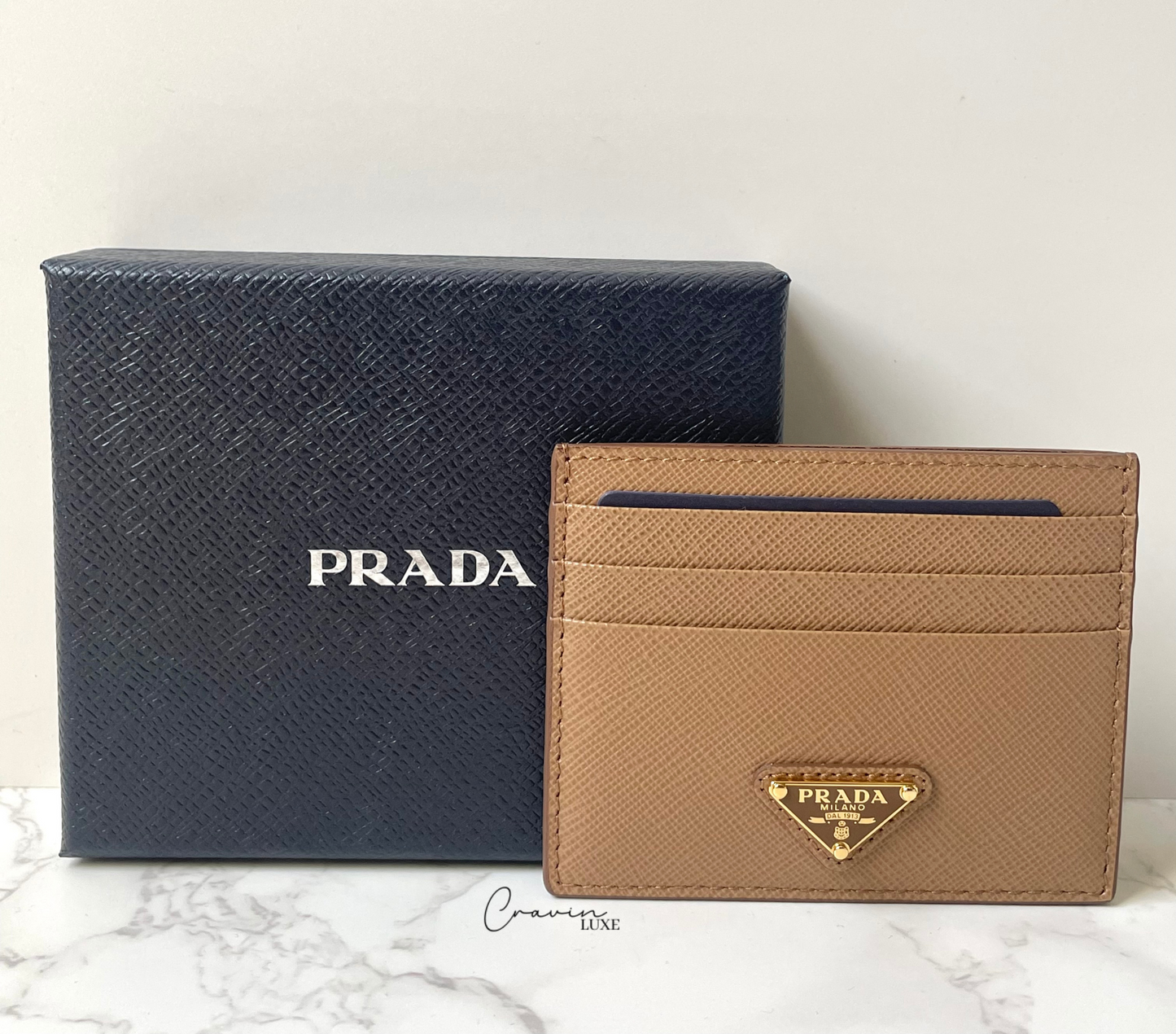 Prada Leather Card Holder