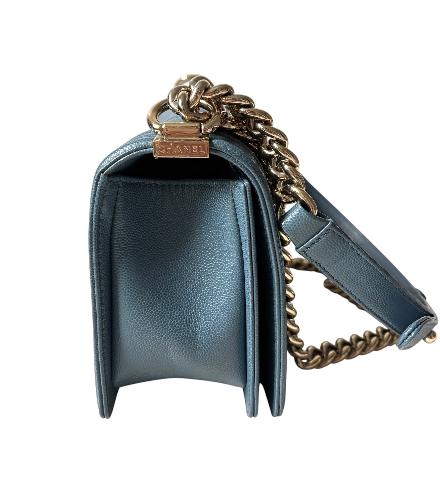 Chanel Boy Bag Caviar Old Medium