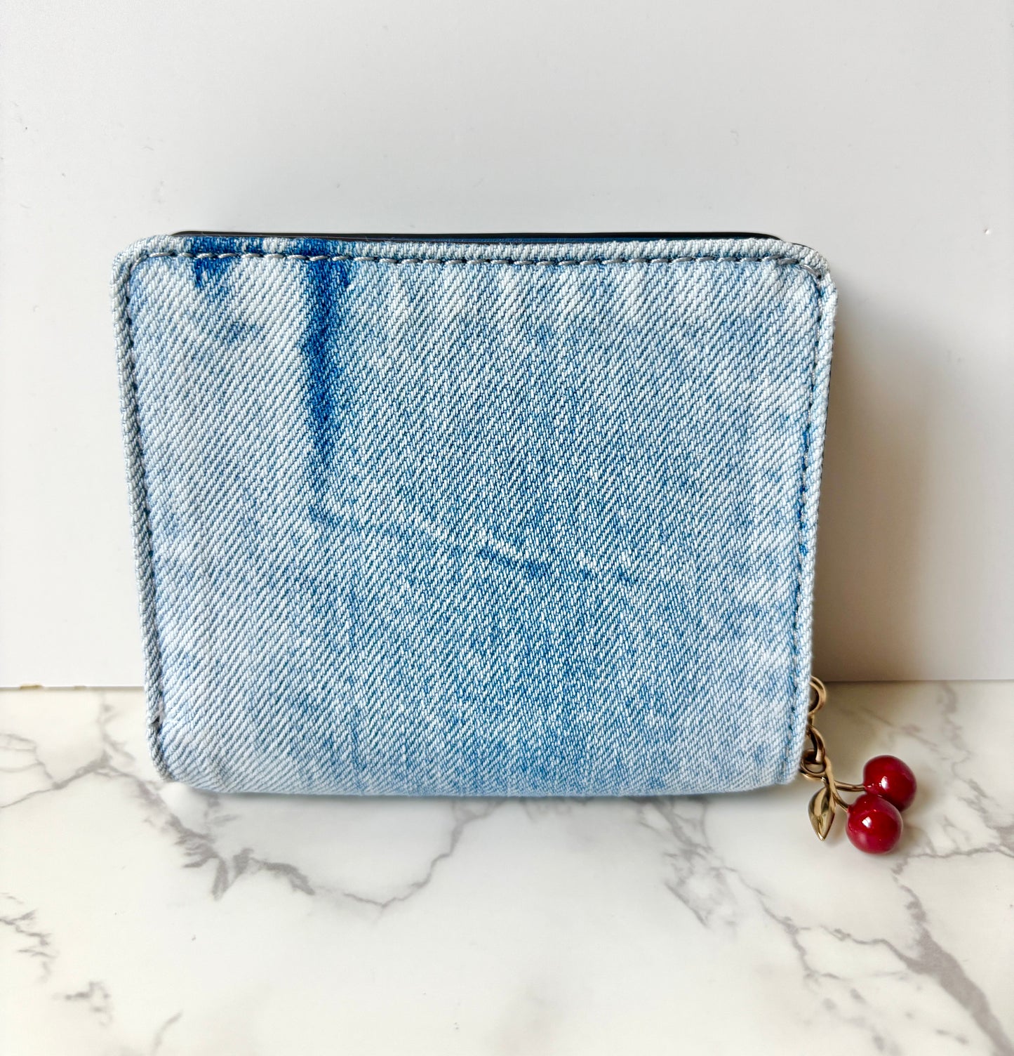 Coach Loved Denim Snap Wallet