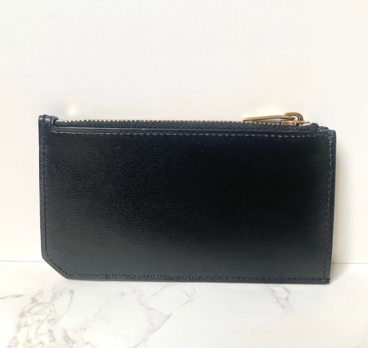 Saint Laurent Zipped Fragments Card Case