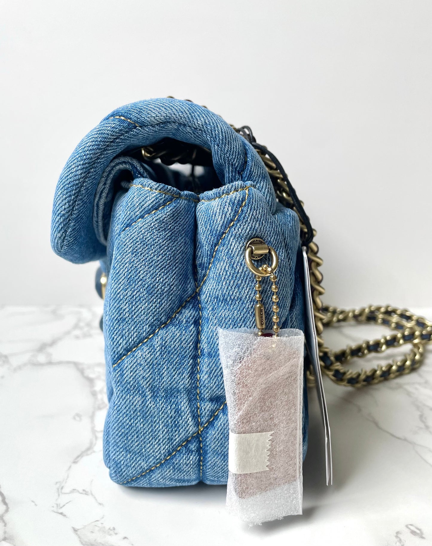 Coach Tabby Quilted 26 Denim