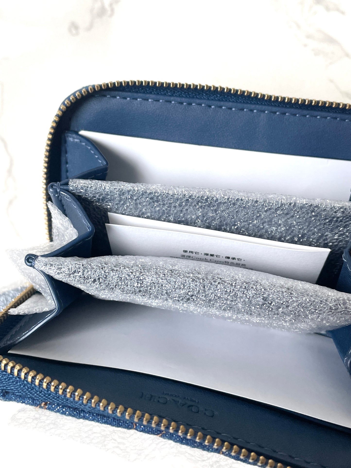 Coach Pillow Quilted Zip Card Case