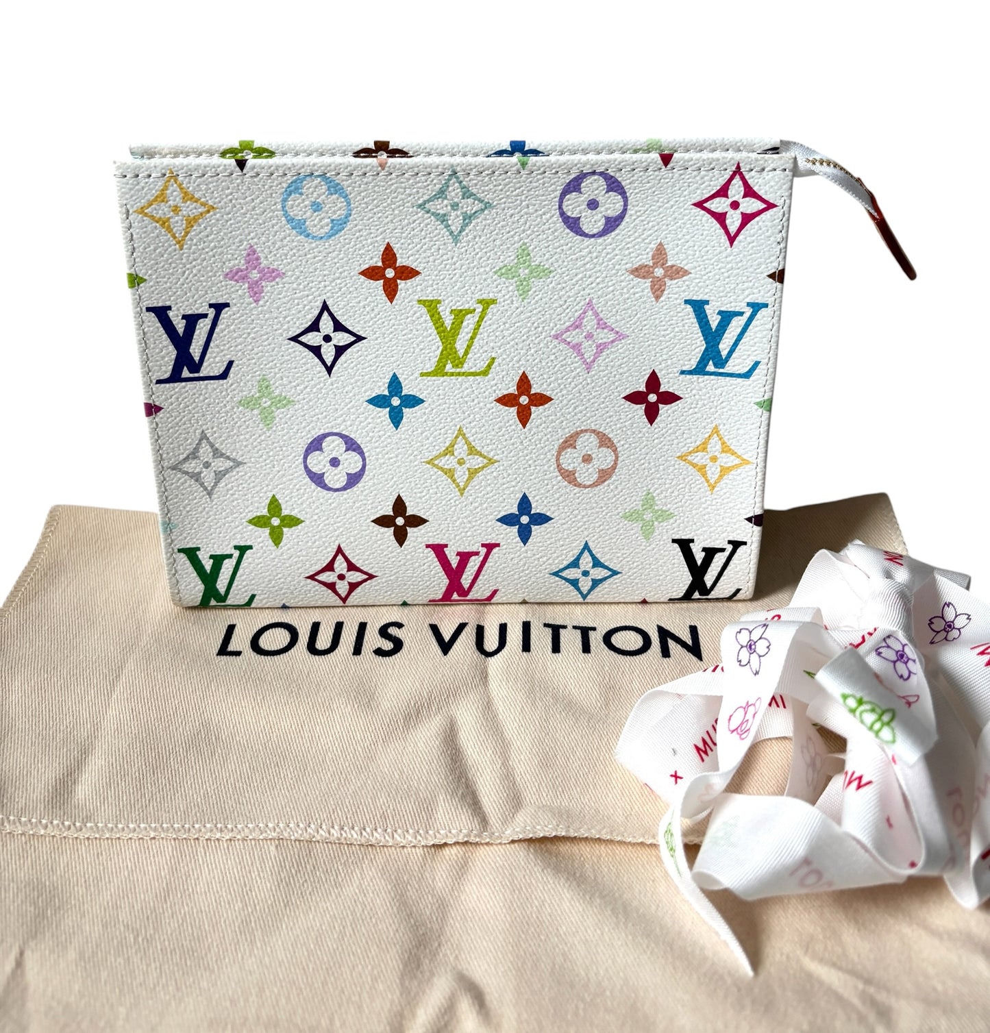 Louis Vuitton Toiletry 19 Takashi Murakami Multicolor