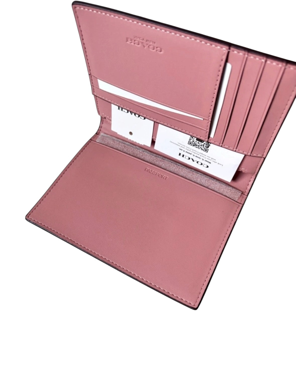 Coach Passport Card Case Holder