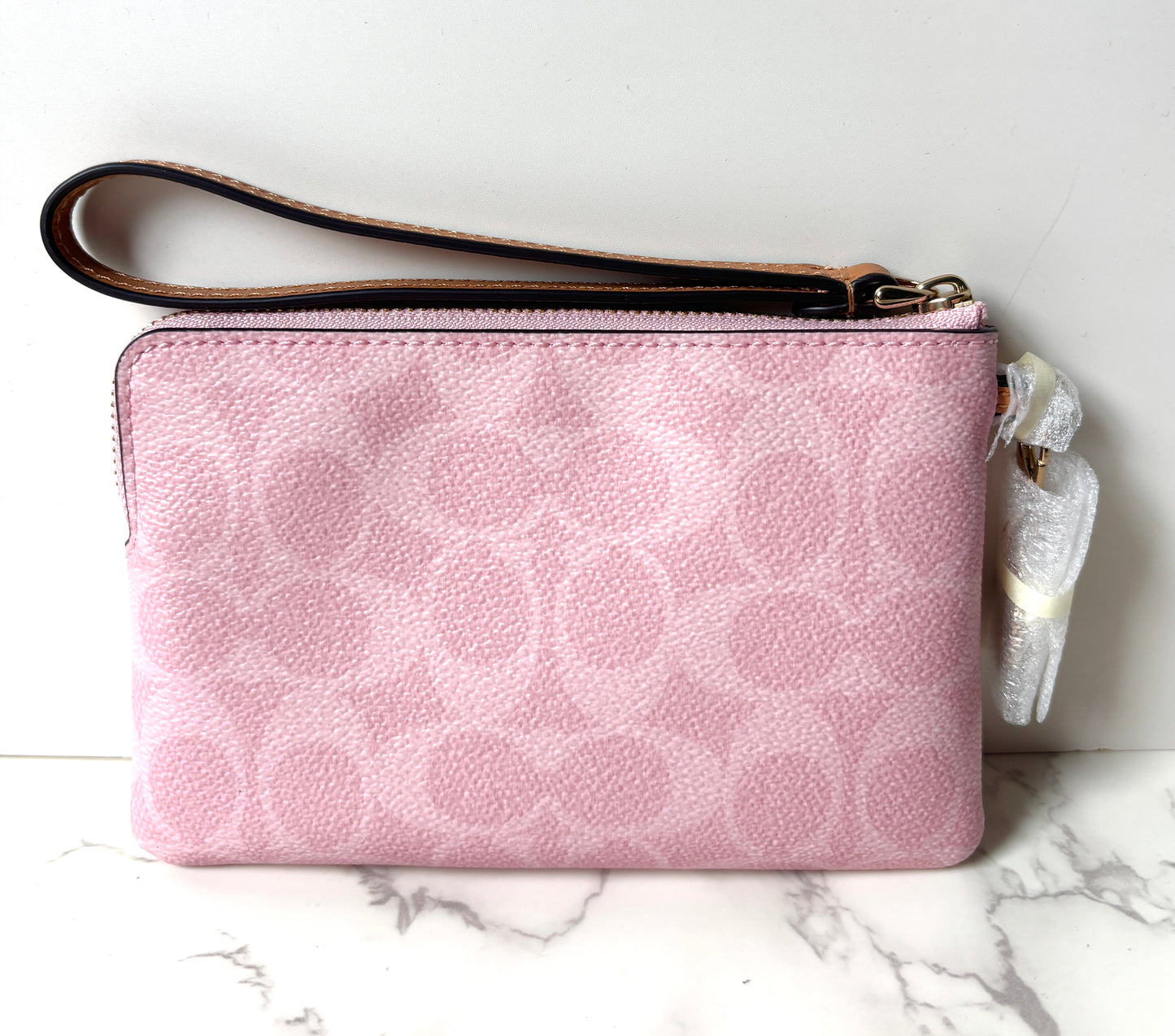 Coach Corner Zip Wristlet