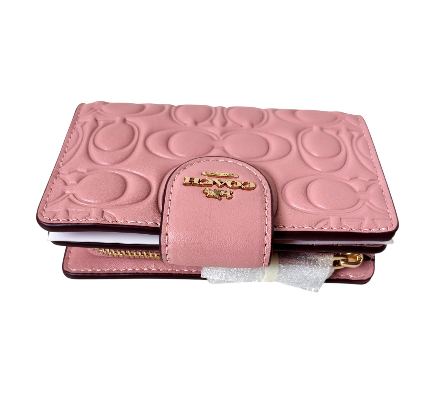 Coach Leather Medium Corner Zip Wallet