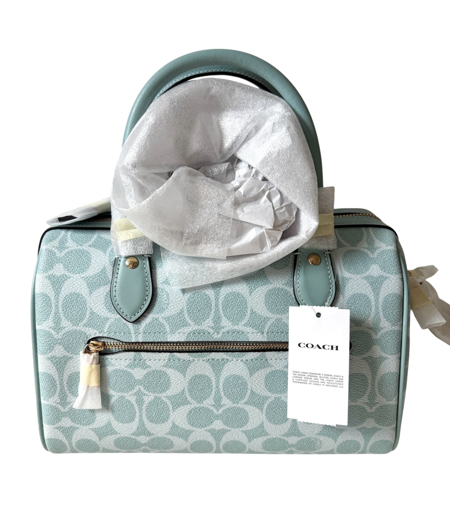 Coach Medium Rowan Satchel in Signature Canvas
