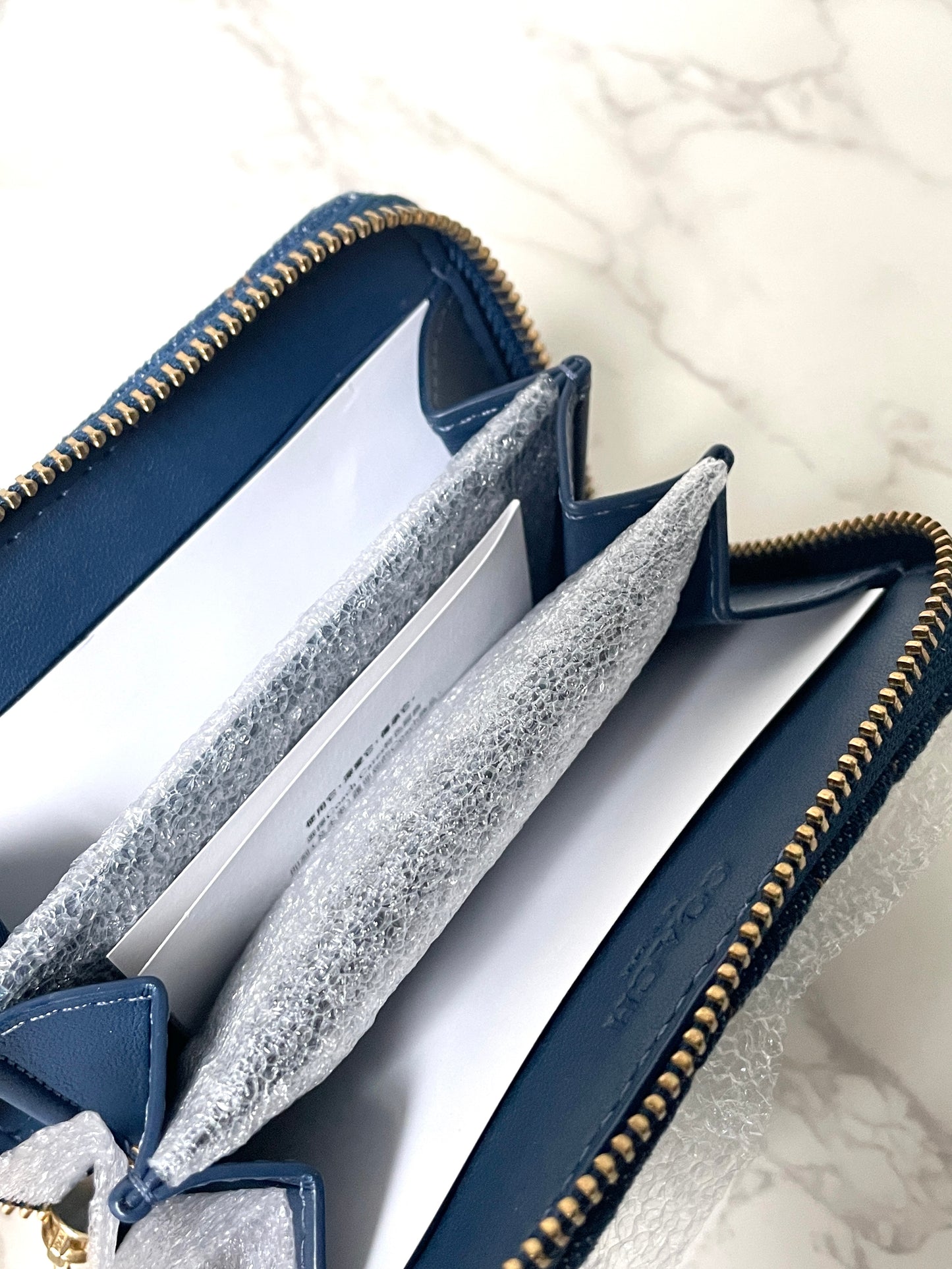 Coach Pillow Quilted Zip Card Case