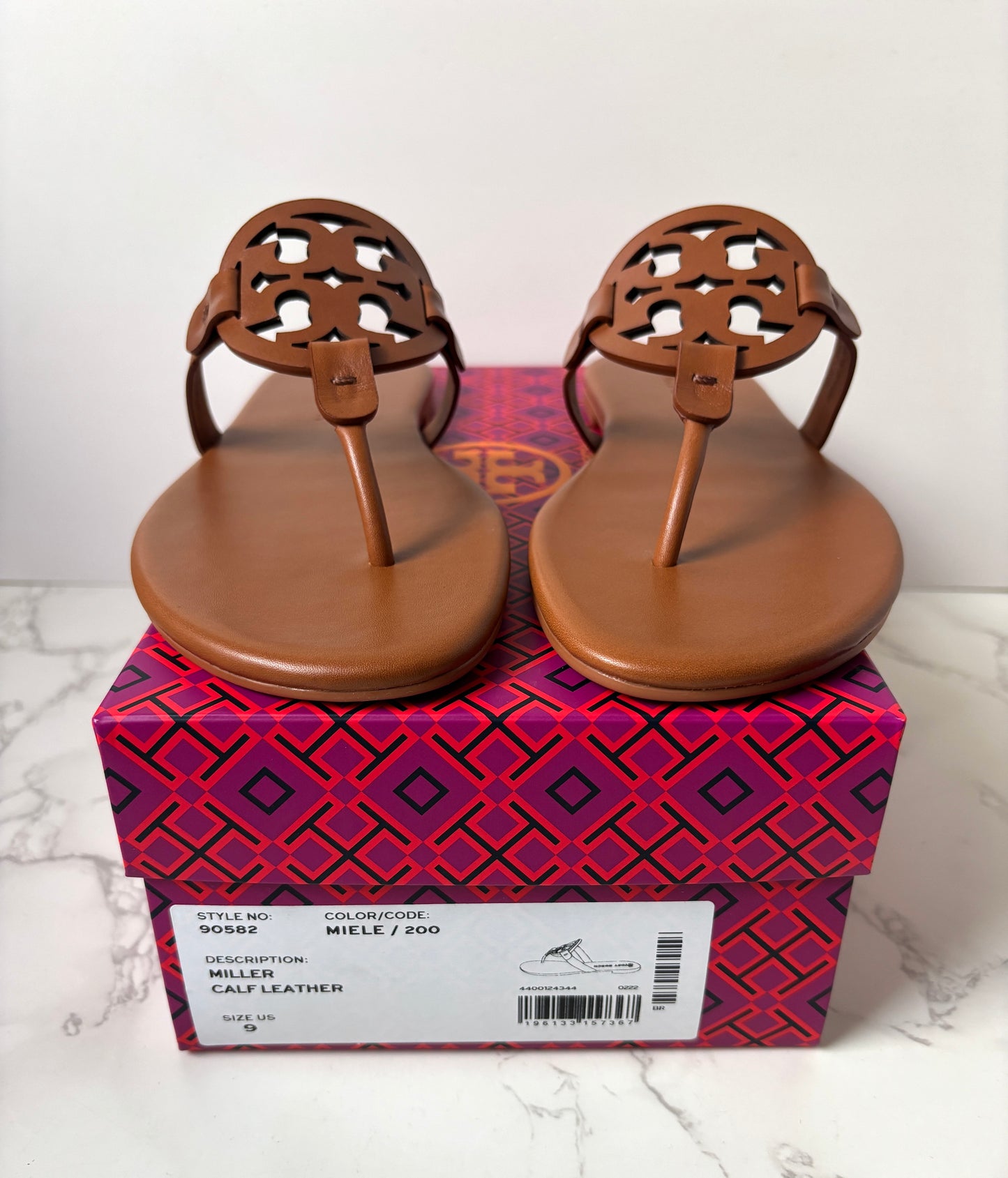 Tory Burch Miller Soft Leather Sandals