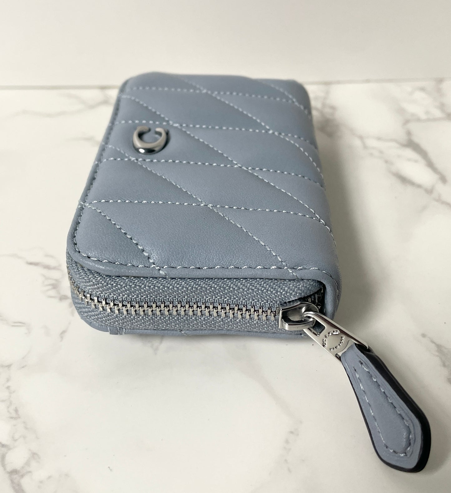 Coach Pillow Quilted Zip Card Case