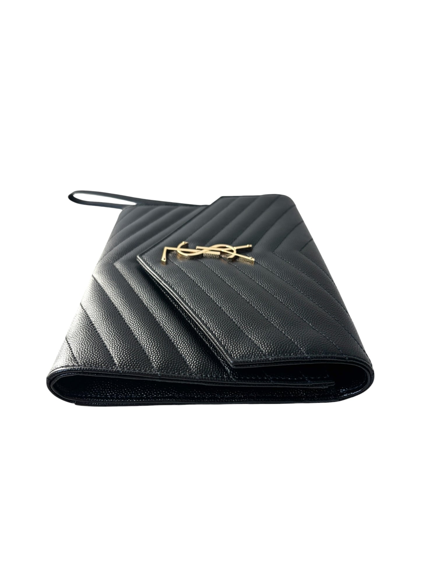 Saint Laurent Cassandre Matelasse Flap Clutch