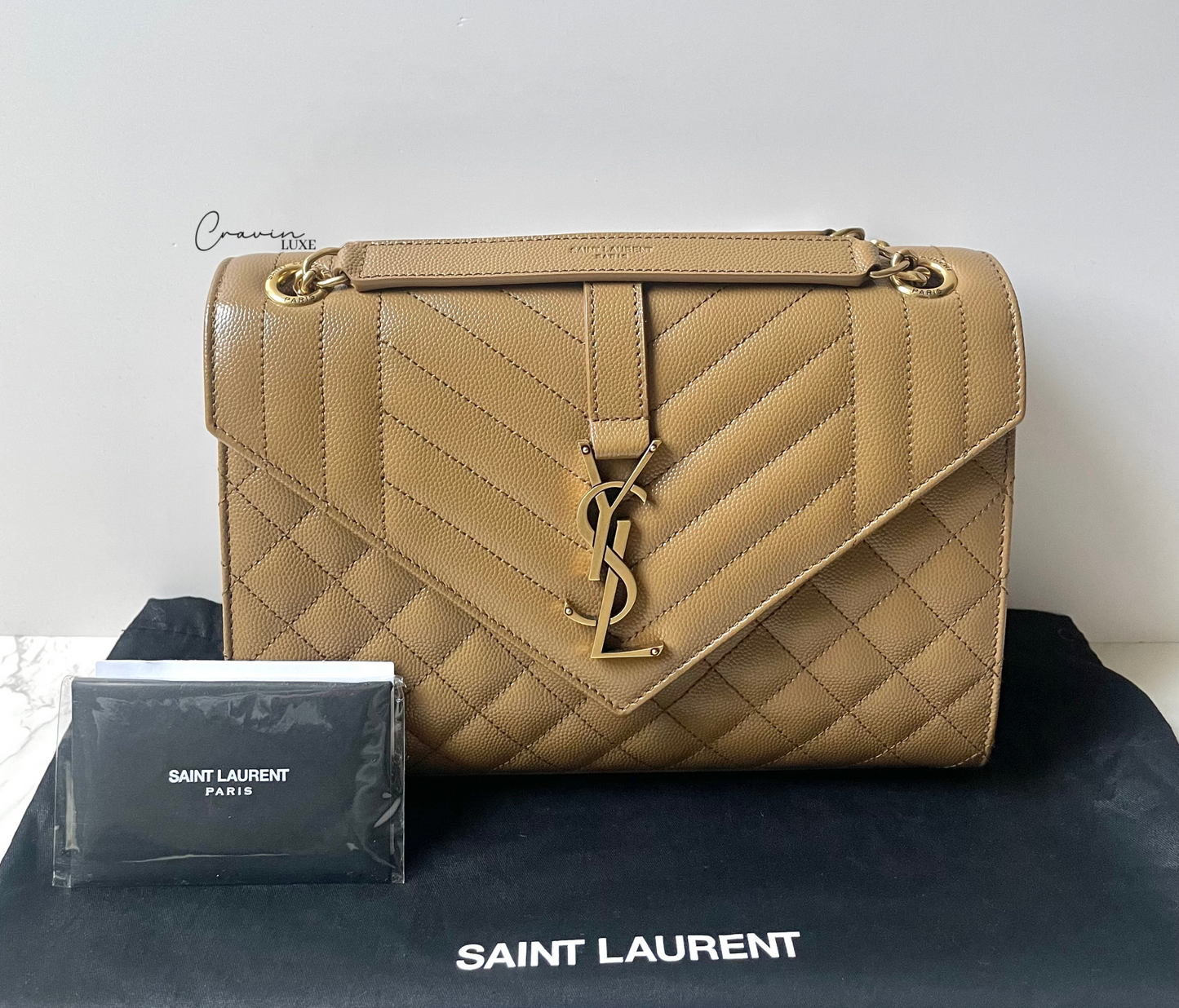 Saint Laurent Medium Envelope Shoulder Bag