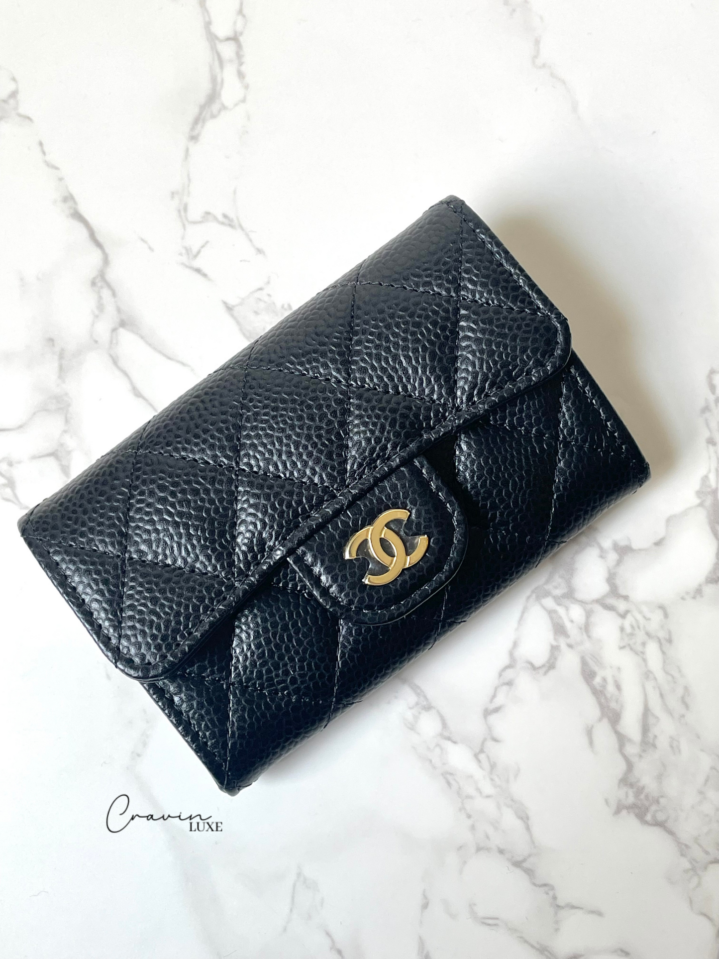 Chanel Classic Flap Caviar Card Holder