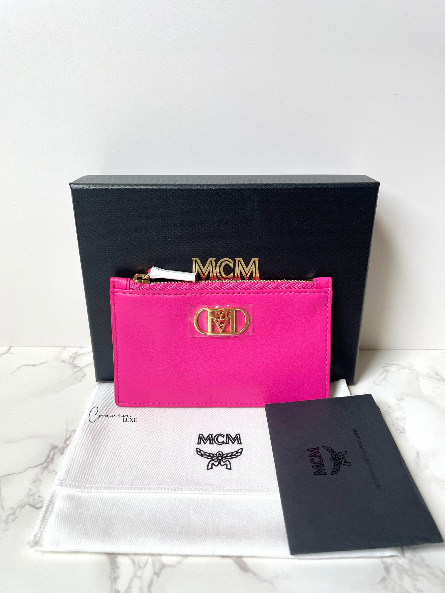 MCM Leather Card Case