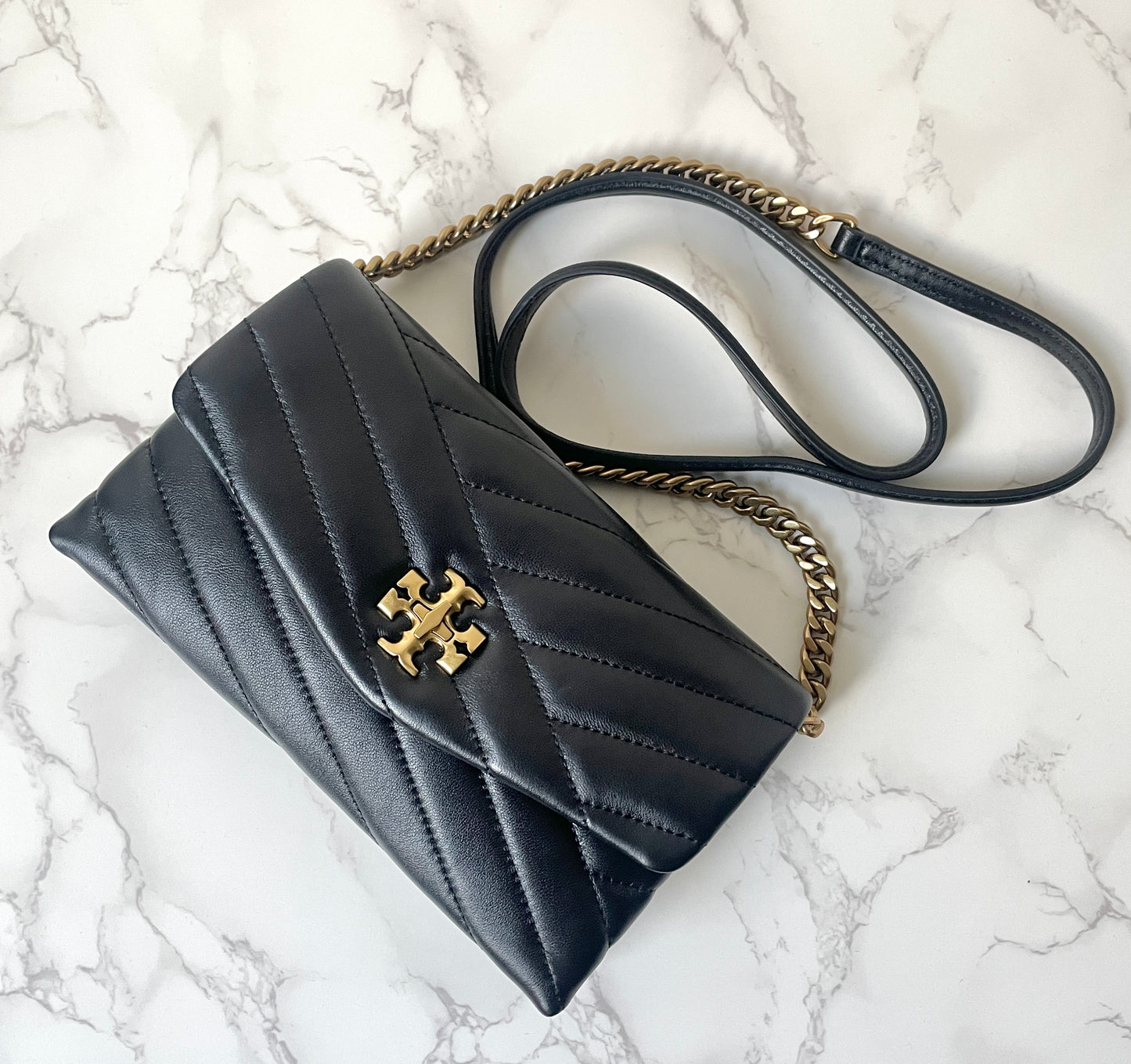 Tory Burch Kira Wallet on Chain