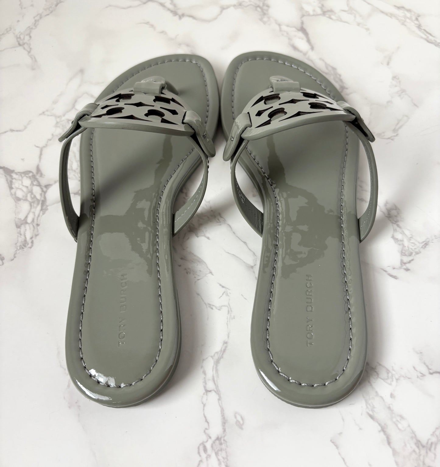 Tory Burch Miller Patent Leather Sandals