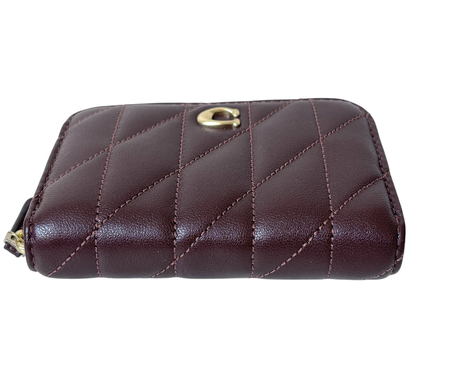 Coach Quilted Zip Card Case