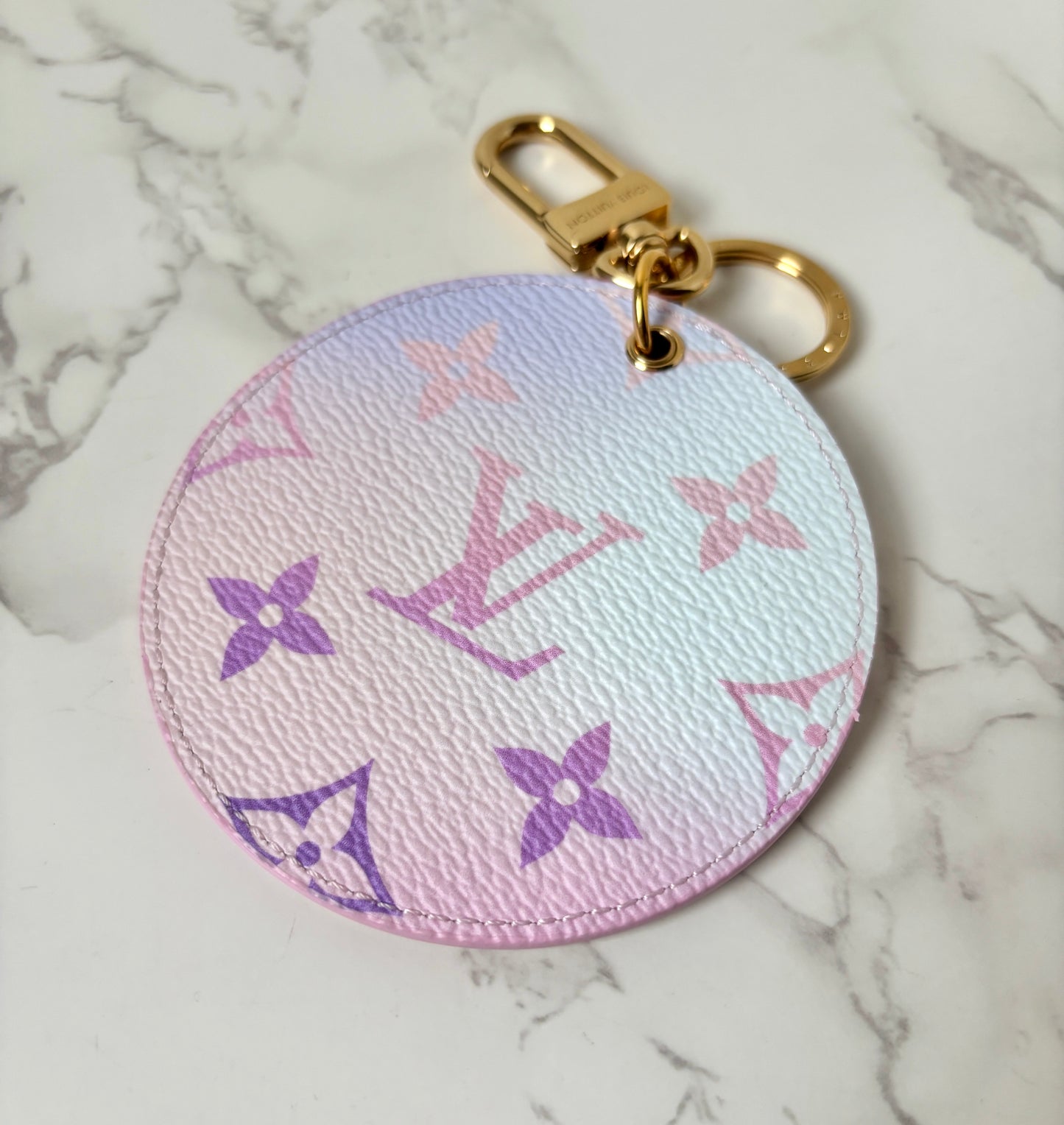 Louis Vuitton Spring in the City Round Keychain Bag Charm