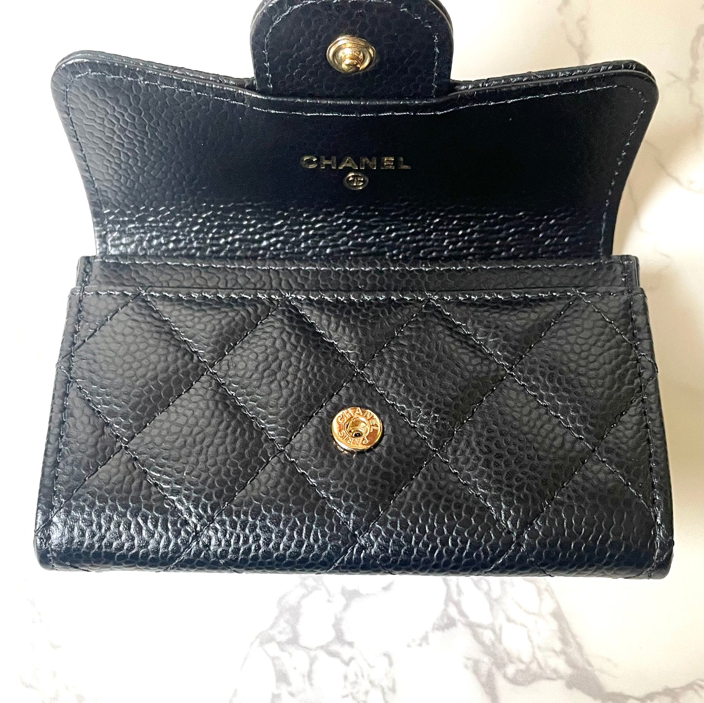 Chanel Classic Flap Caviar Card Holder