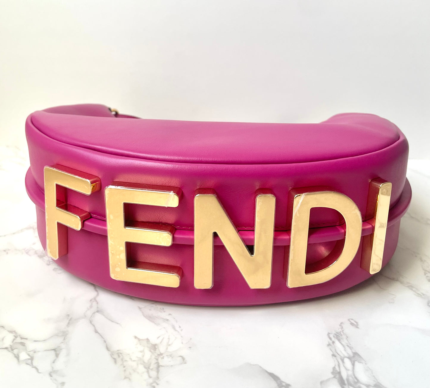 Fendi Fendigraphy Small Leather Handbag