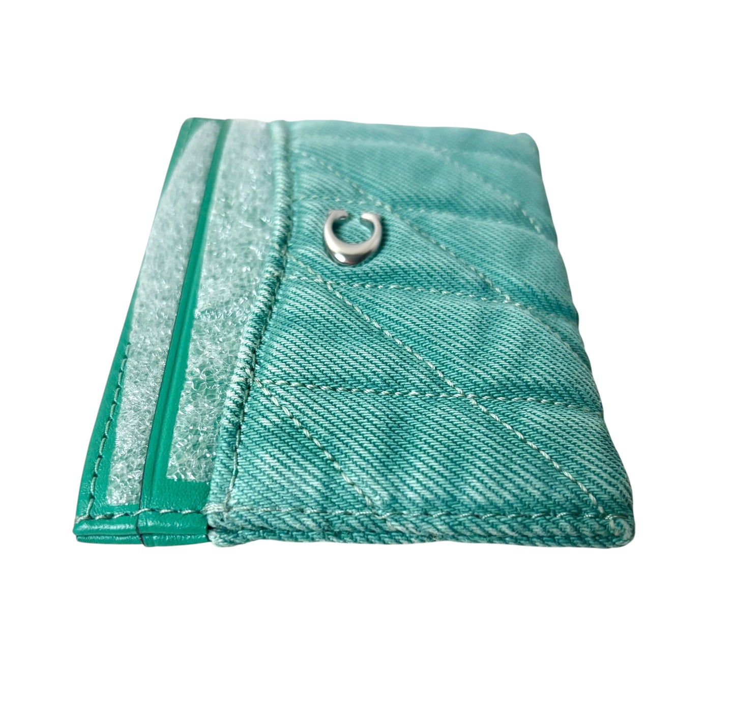 Coach Quilted Denim Card Holder