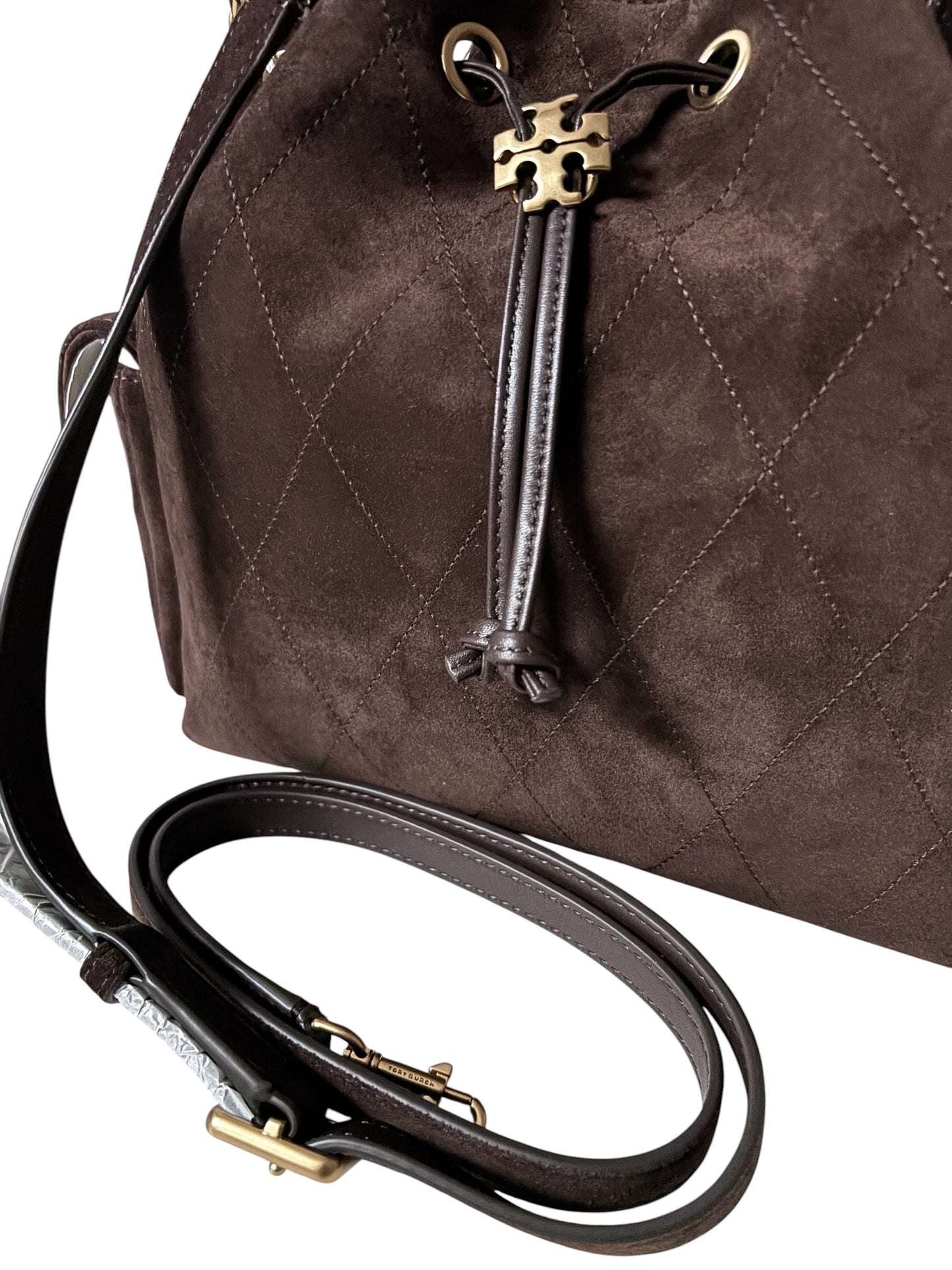Tory Burch Charlie Drawstring Bag Small