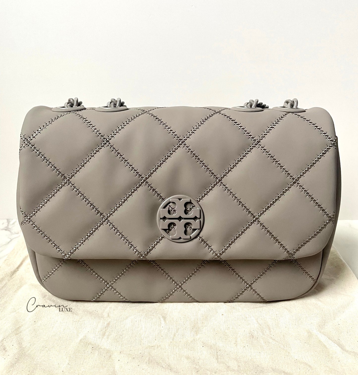 Tory Burch Willa Small Matte Shoulder Bag