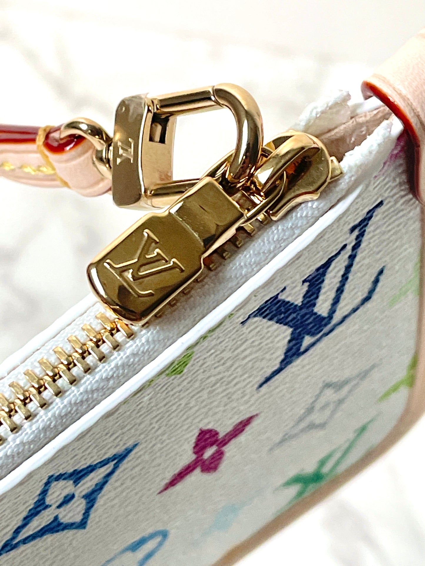 Louis Vuitton x Takashi Murakami Pochette Wristlet
