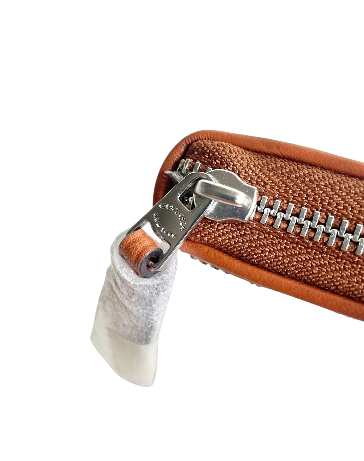 Coach Jacquard Crystal Zip Card Case