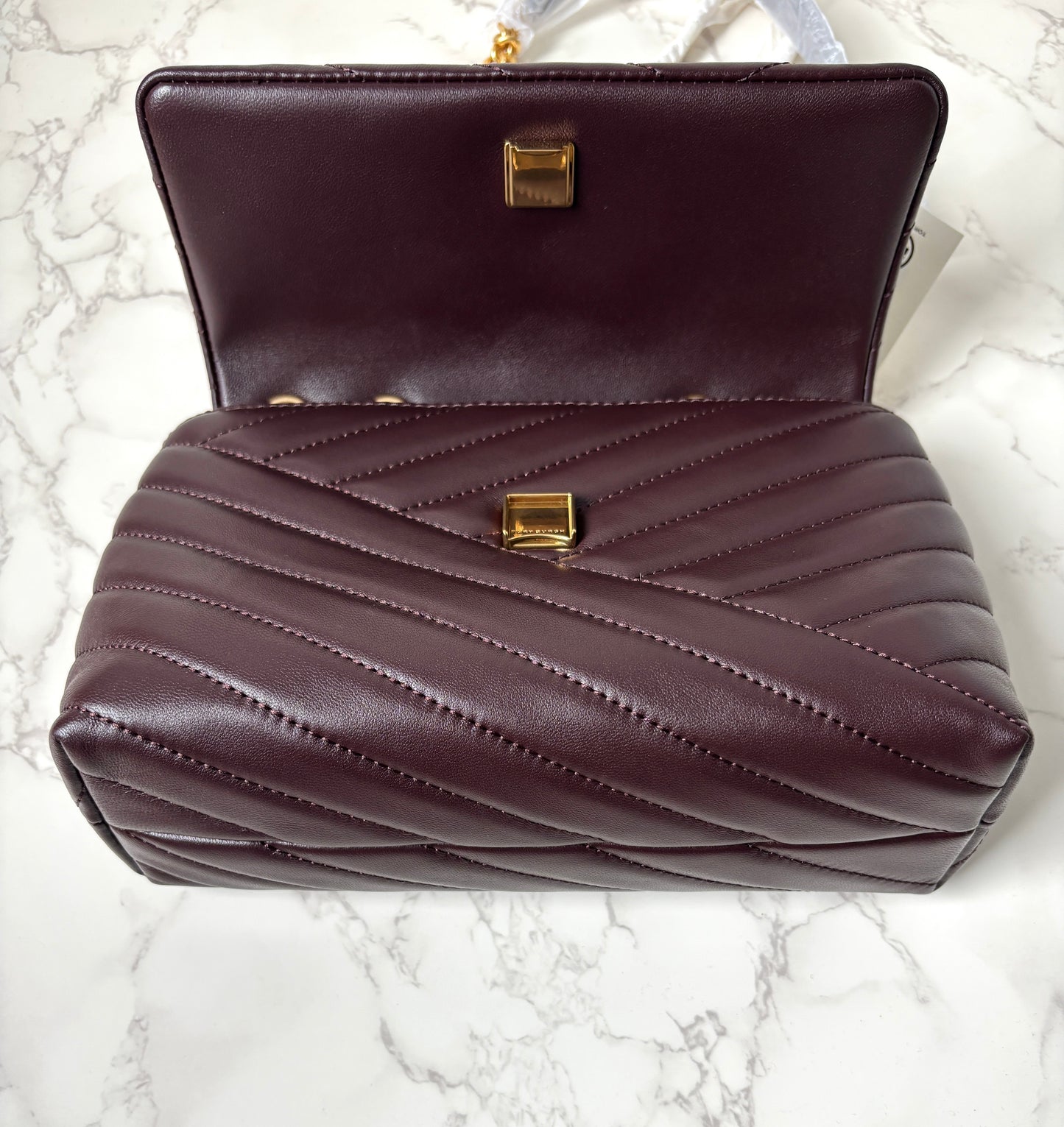 Tory Burch Kira Chevron Small Convertible Shoulder Bag