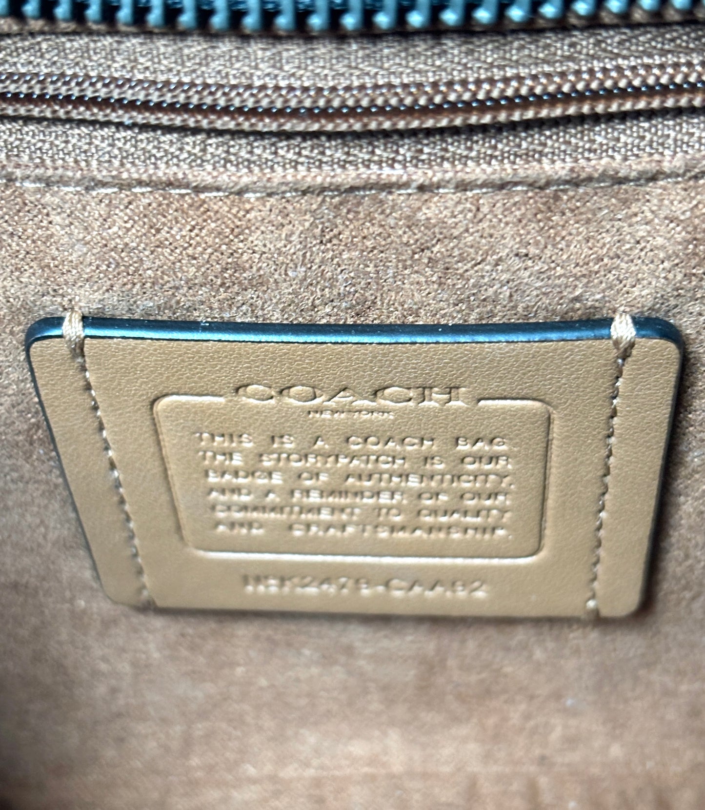 Coach Eliza Leather Shoulder Bag