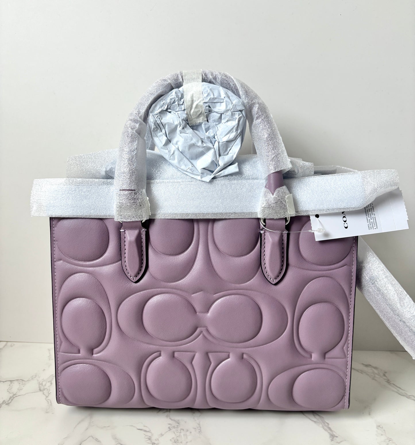 Coach Maggie Tote Small Signature Leather