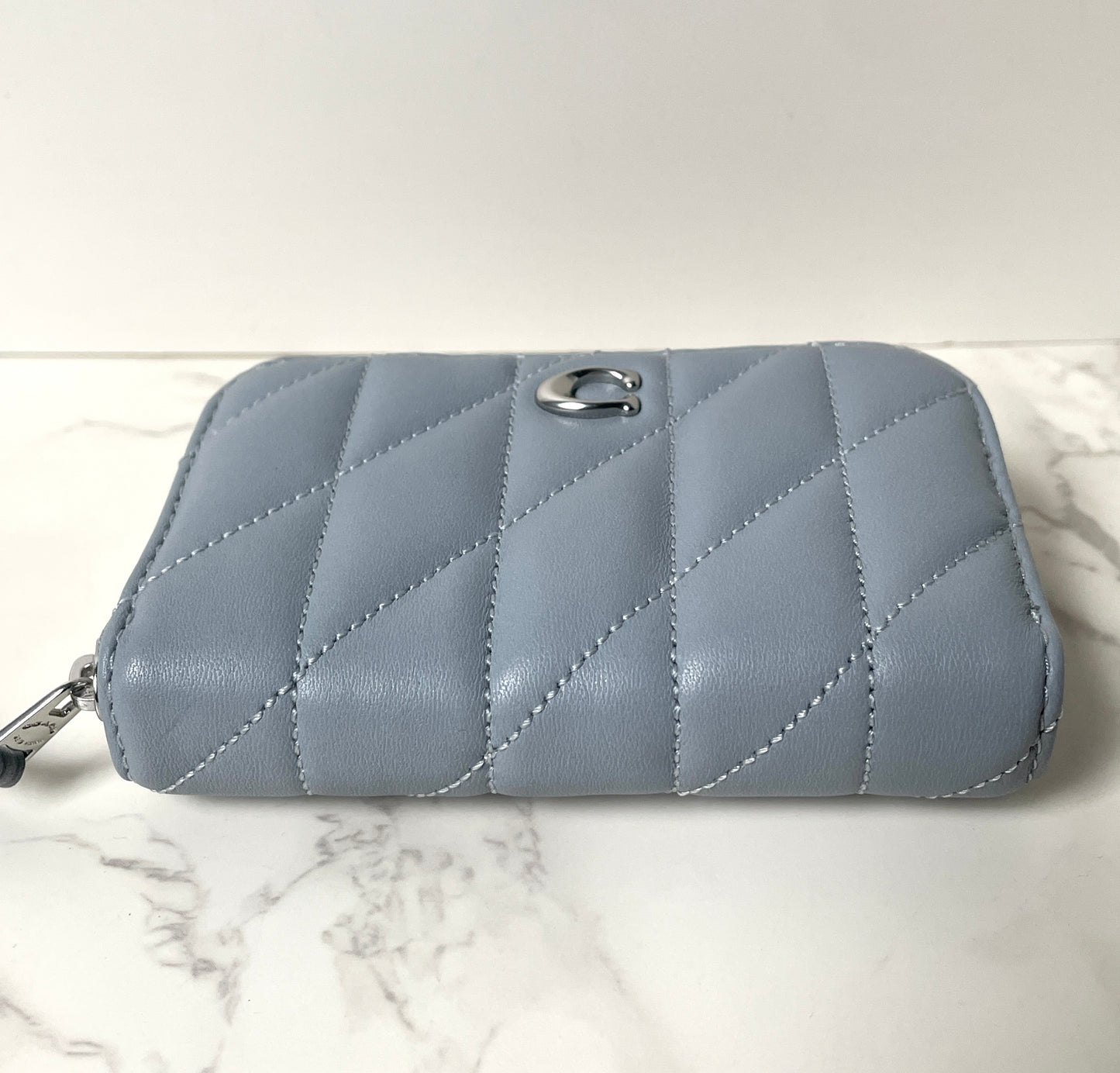 Coach Pillow Quilted Zip Card Case