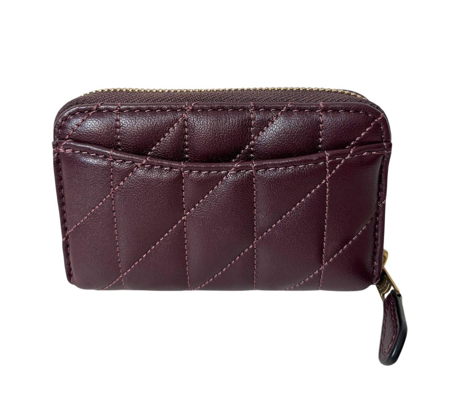 Coach Quilted Zip Card Case