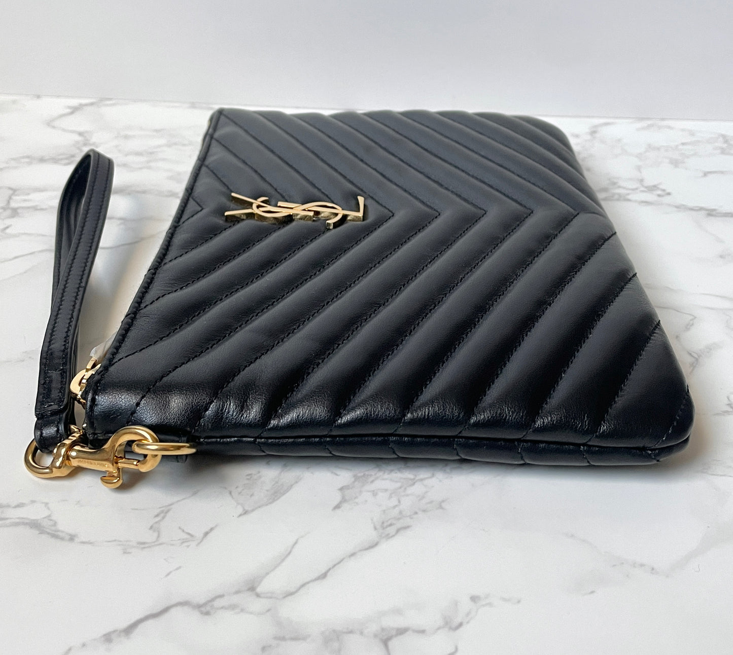 Saint Laurent Matelasse Clutch