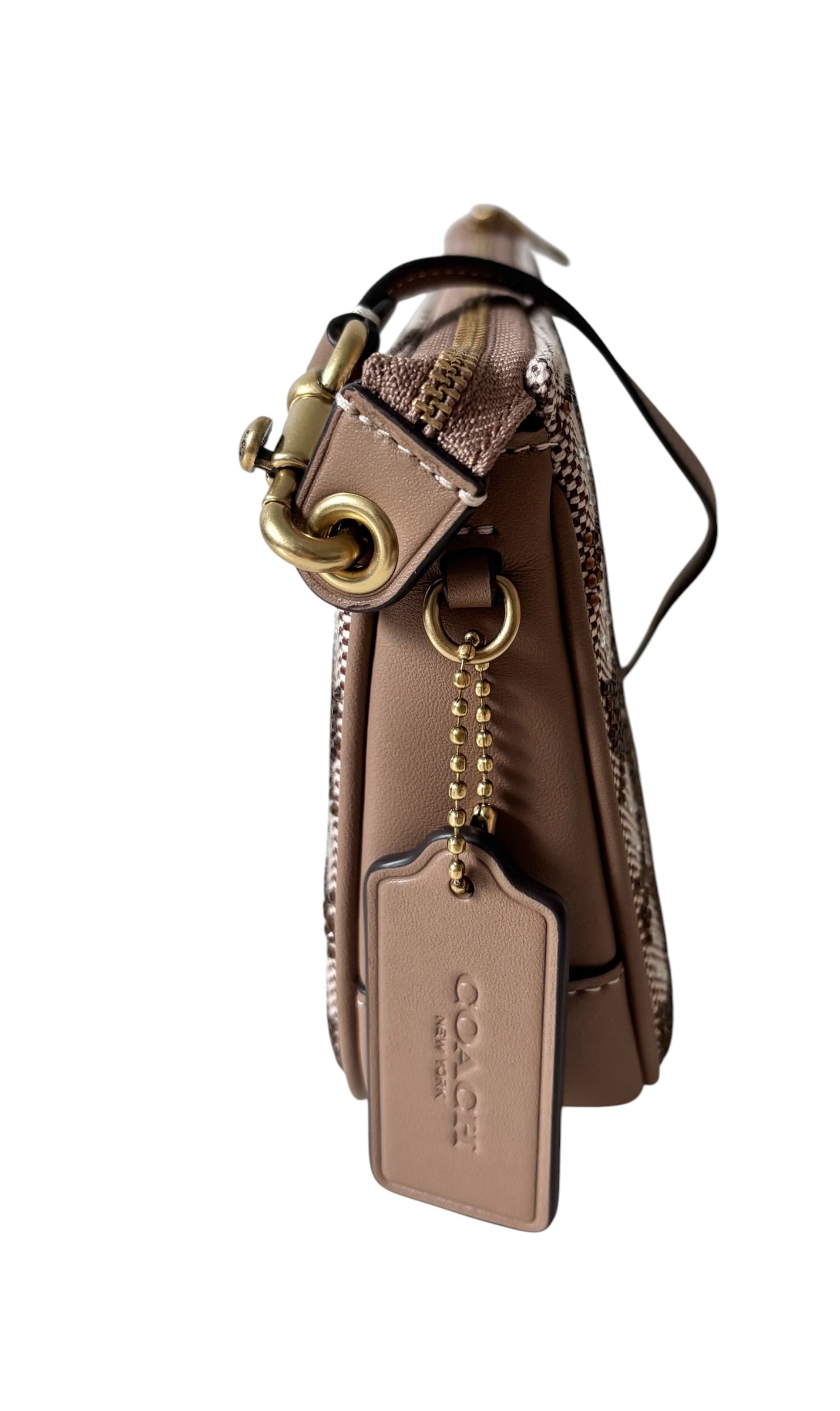 Coach Plaza Shoulder Bag Crystal Jacquard