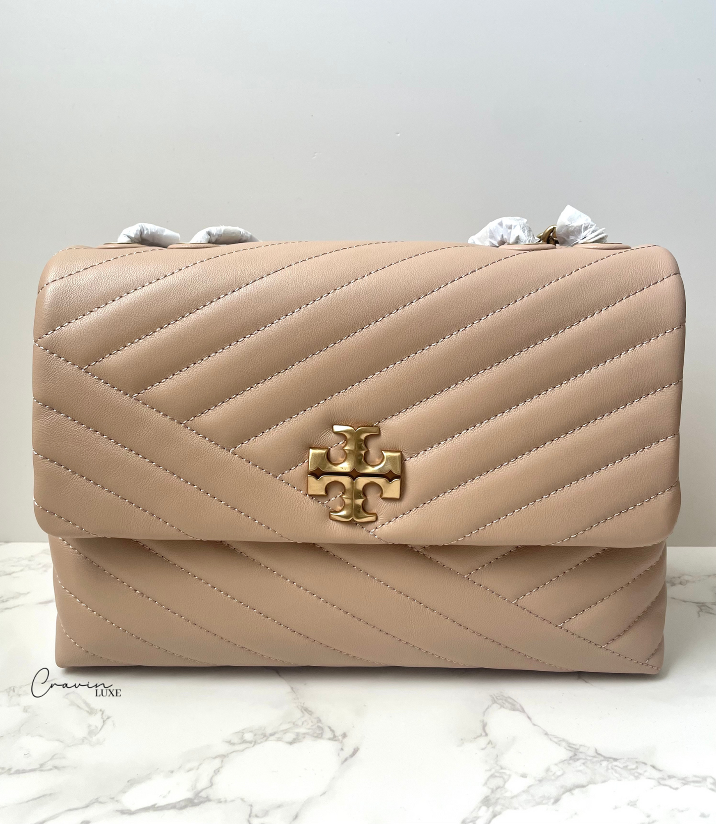 Tory Burch Kira Chevron Convertible Shoulder Bag