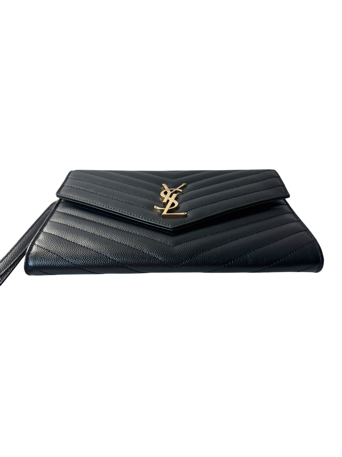 Saint Laurent Cassandre Matelasse Flap Clutch