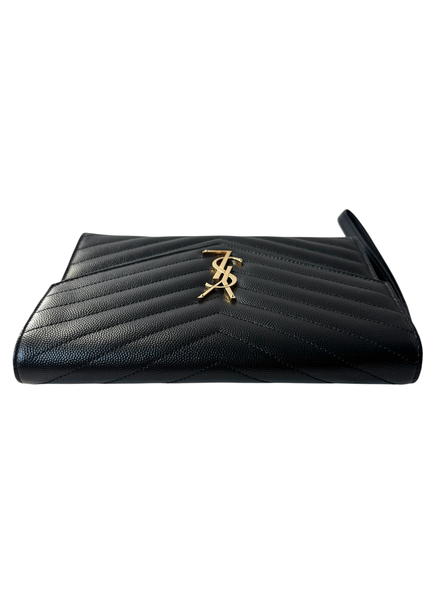Saint Laurent Cassandre Matelasse Flap Clutch