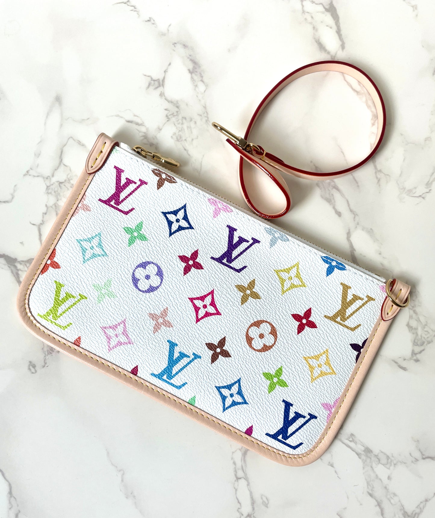 Louis Vuitton x Takashi Murakami Pochette Wristlet